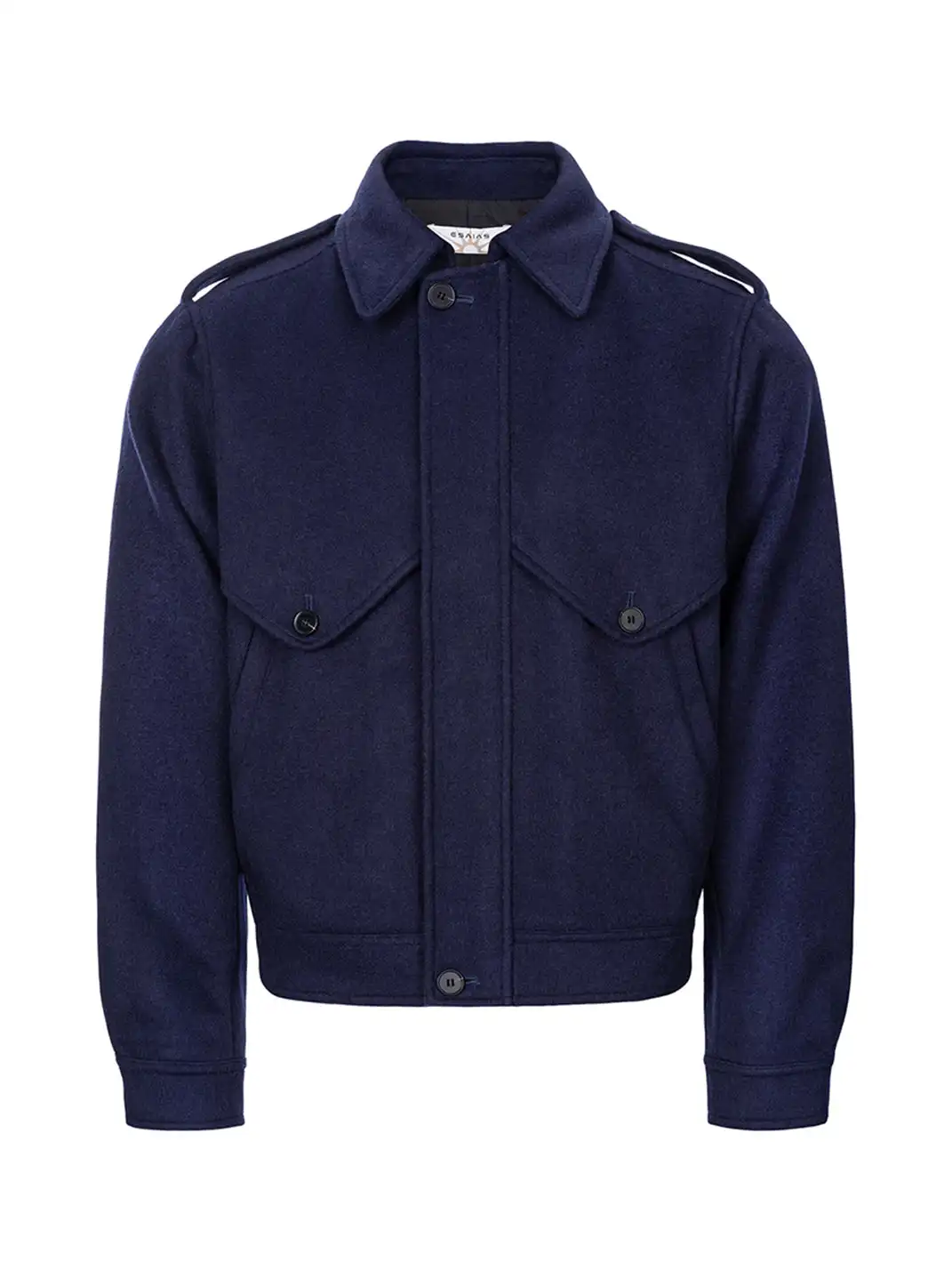 Esaias | Detachable Scarf Collar Wool Jacket