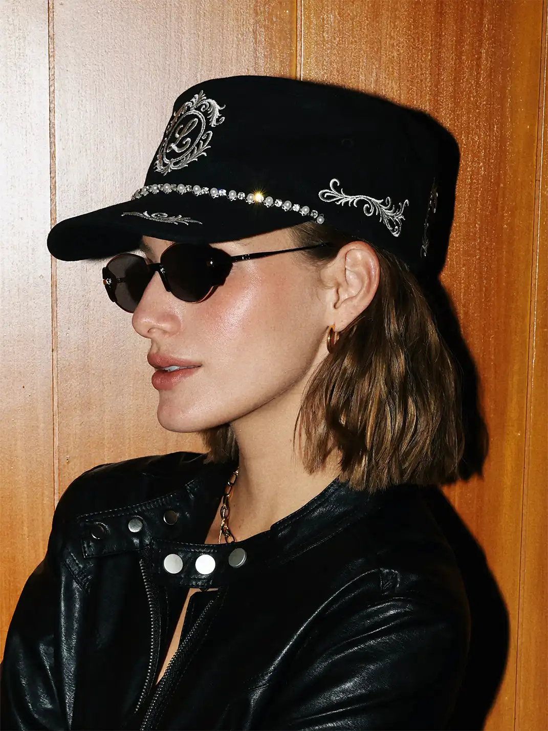 8LOME | Pearl-Embroidered Curved-Brim Baseball Cap