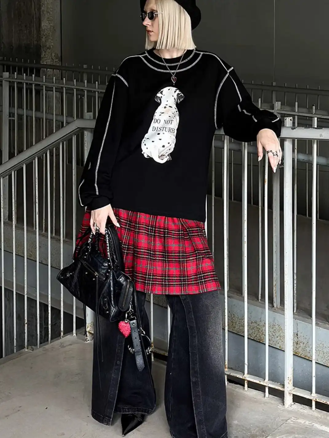 22 doodle | Dalmatian Long-Sleeved Sweatshirt
