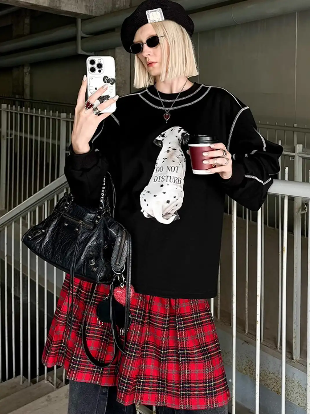 22 doodle | Dalmatian Long-Sleeved Sweatshirt