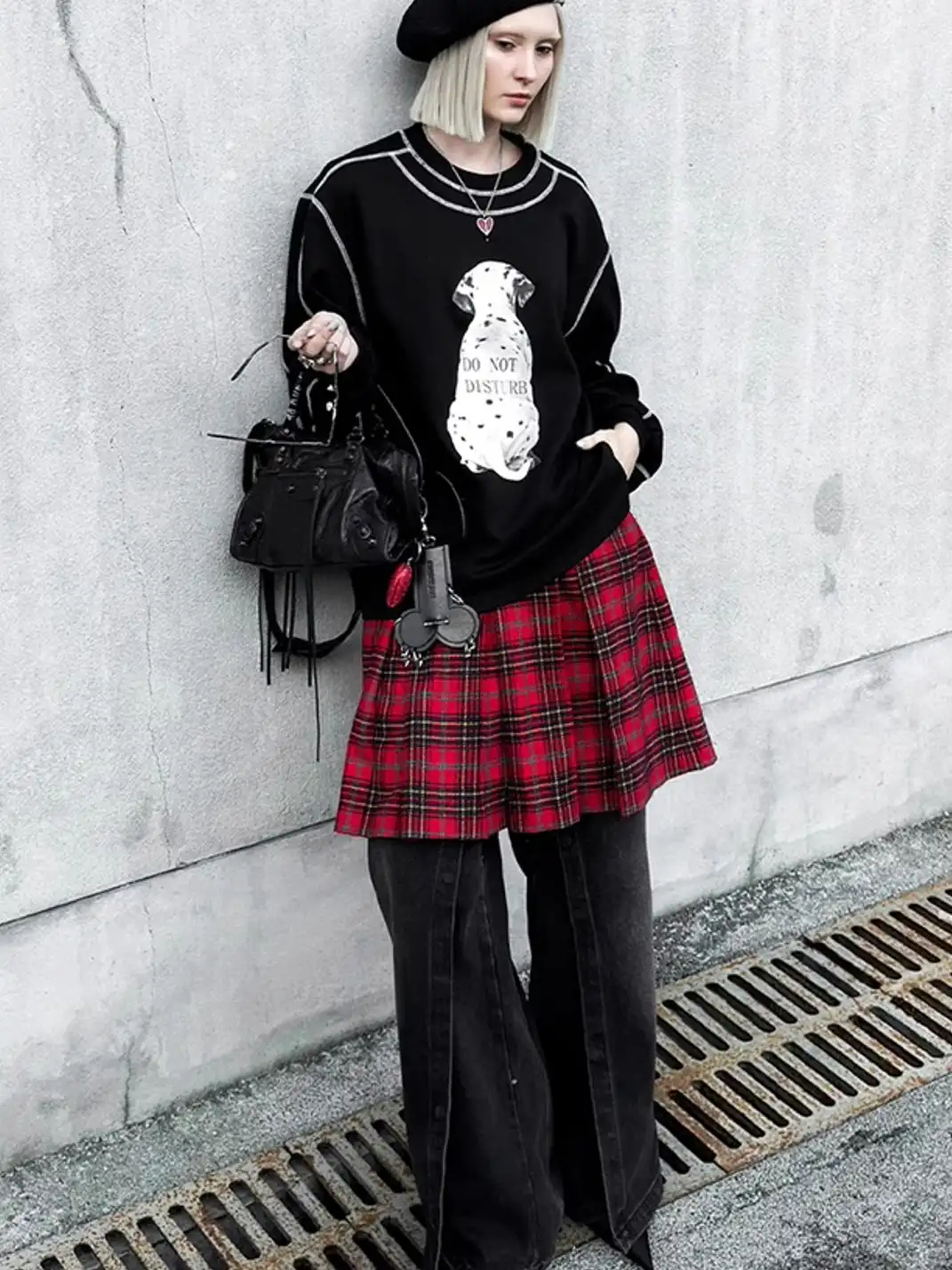 22 doodle | Dalmatian Long-Sleeved Sweatshirt