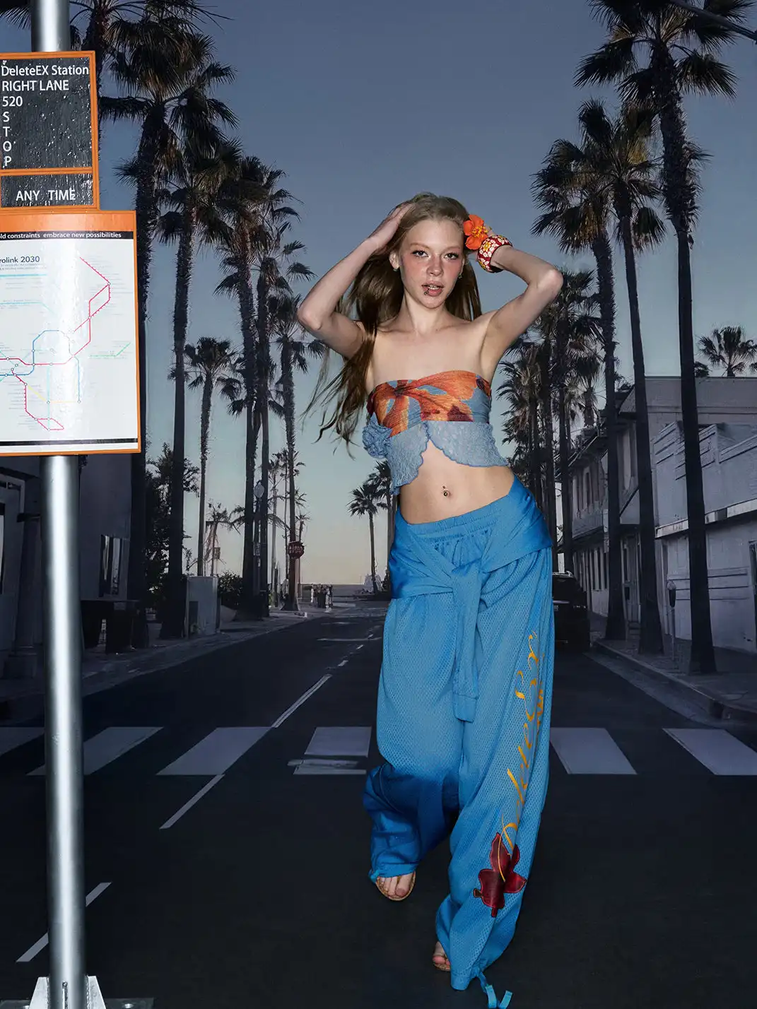DeleteEX | Dopamine-Enhanced Wide-Leg Umbrella Pants