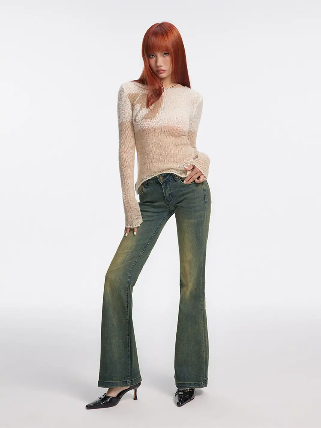 DeleteEX | Retro High-Stretch Low-Rise Jeans