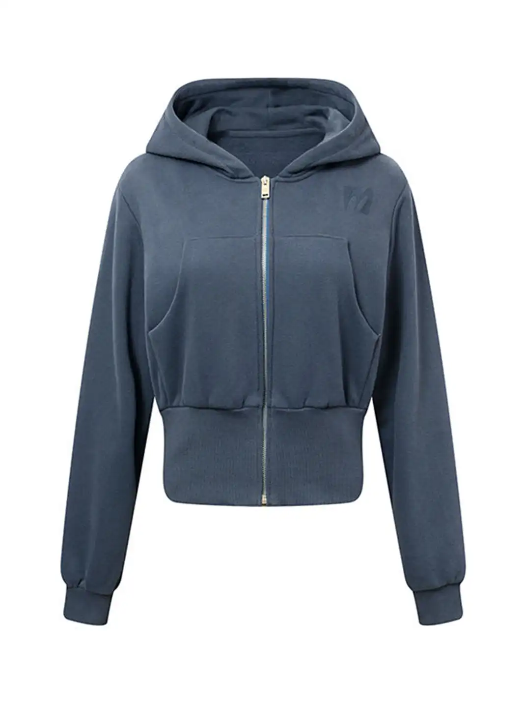DeleteEX | Zippered Cropped Hoodie