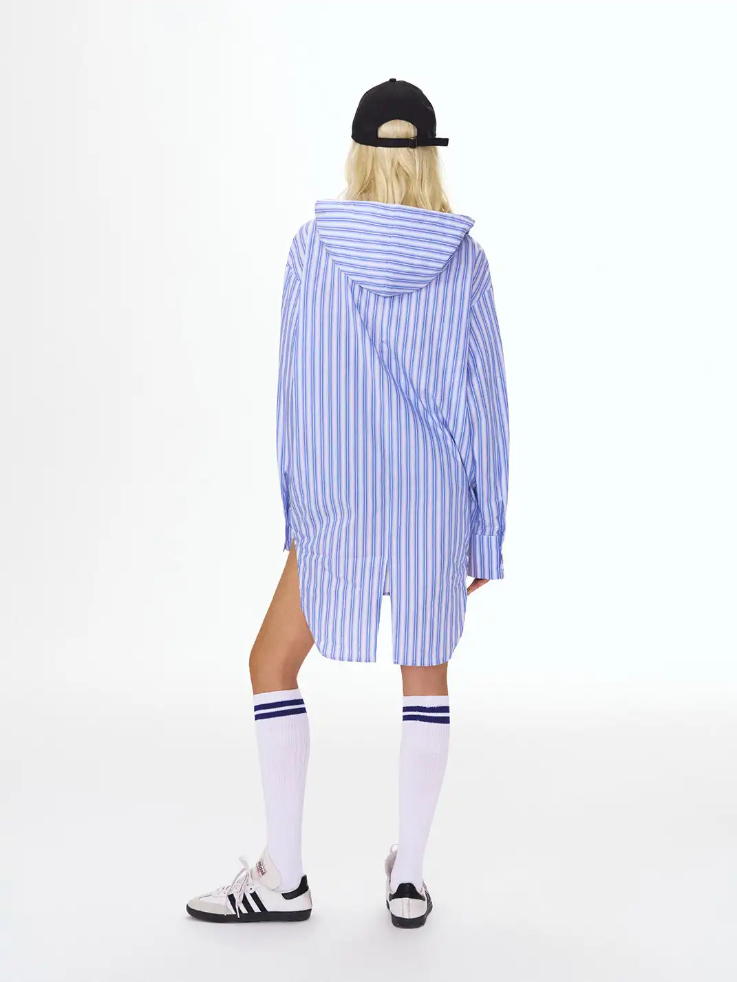 DeleteEX | Striped Shirt With Tie Print