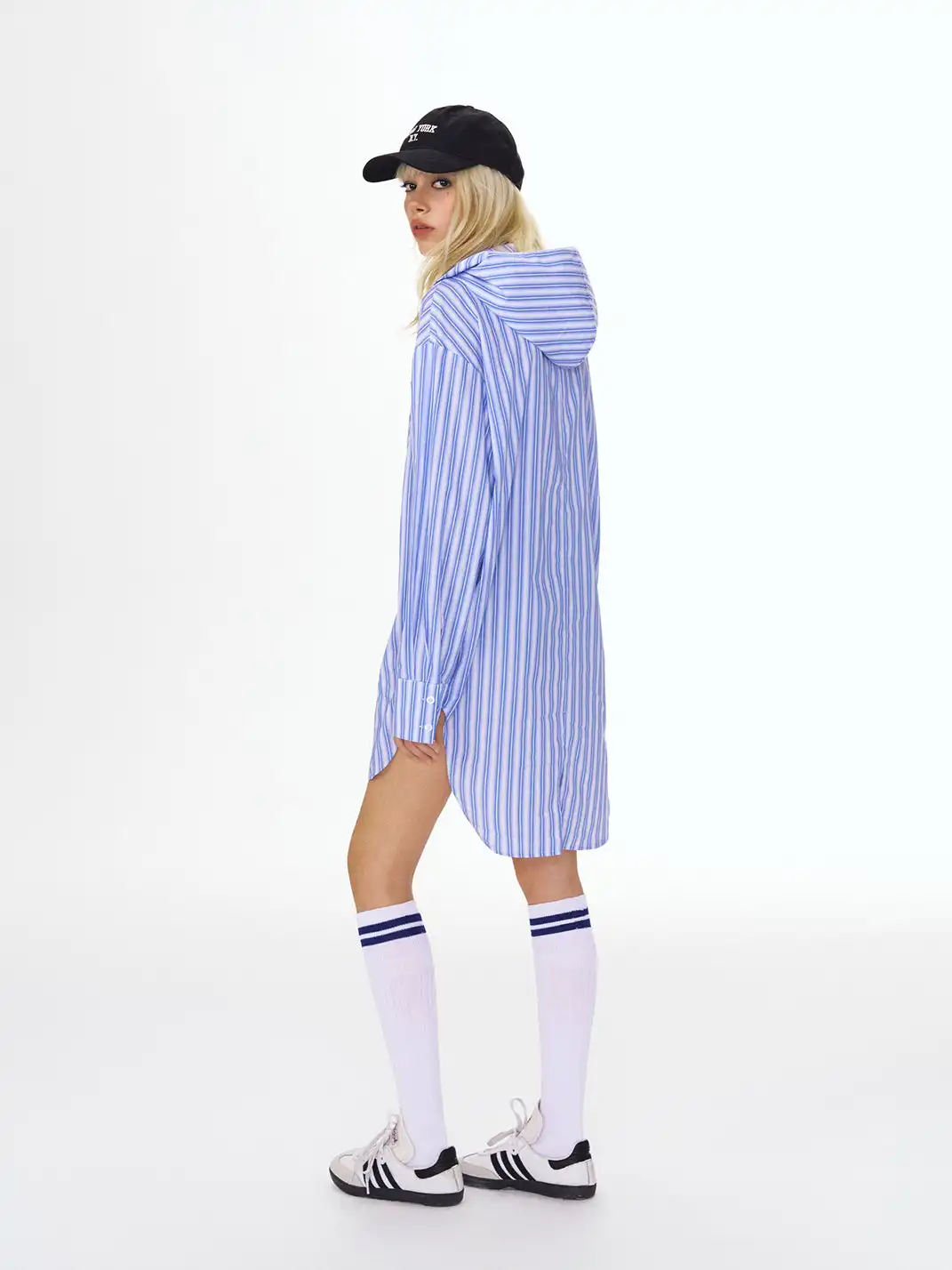 DeleteEX | Striped Shirt With Tie Print