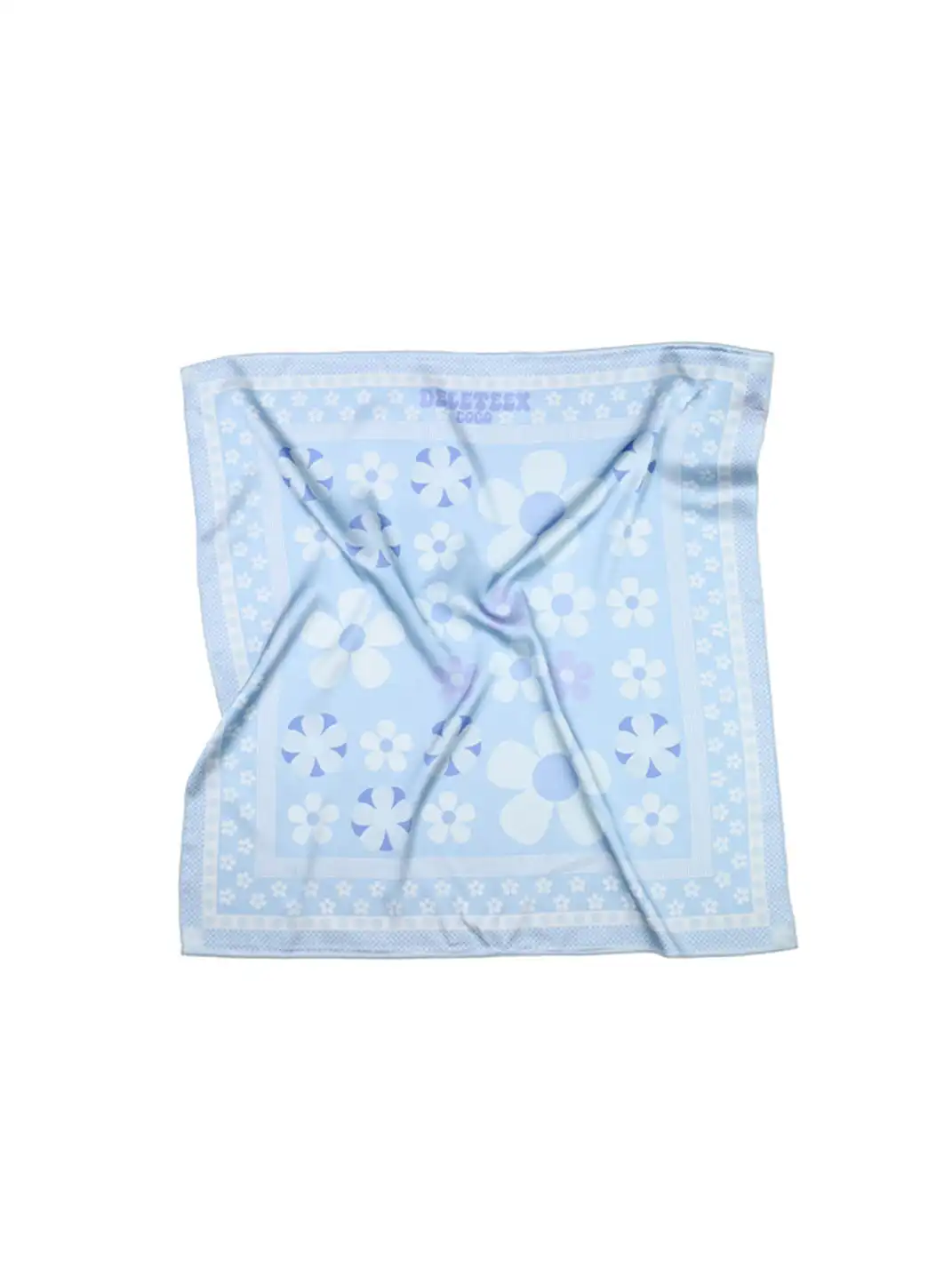 DeleteEX | Plaid Floral Headscarf