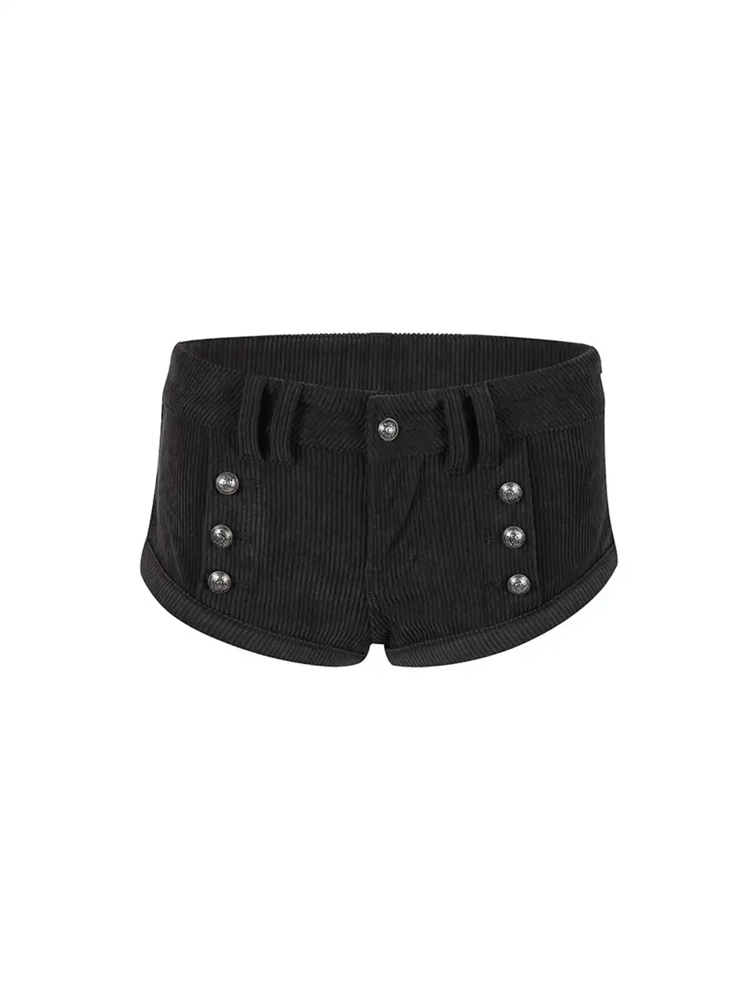 DeleteEX | Corduroy Low-Rise Shorts