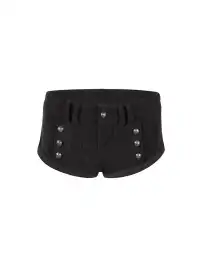 DeleteEX | Corduroy Low-Rise Shorts