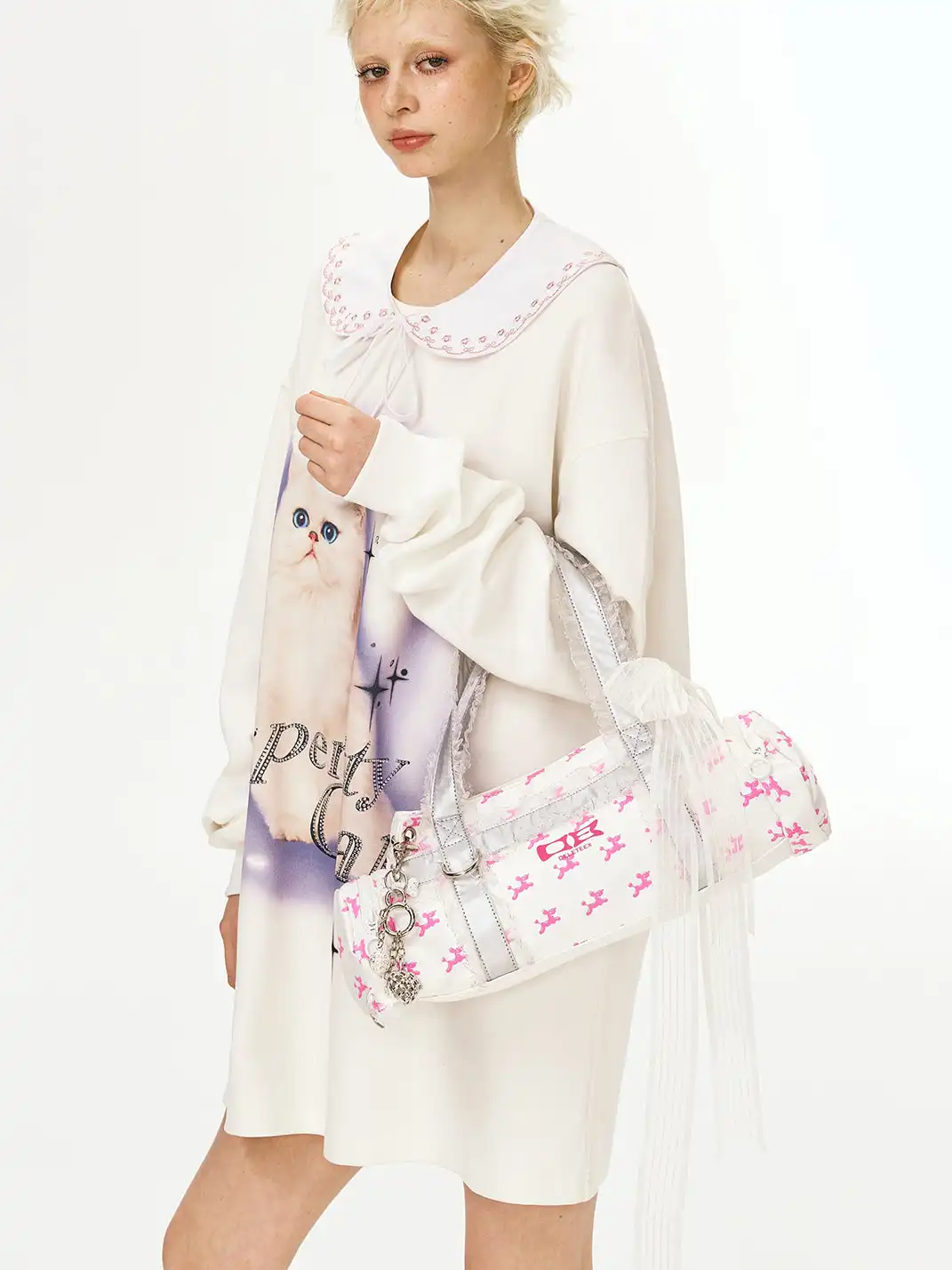 DeleteEX | Single-Shoulder Cylindrical Bag