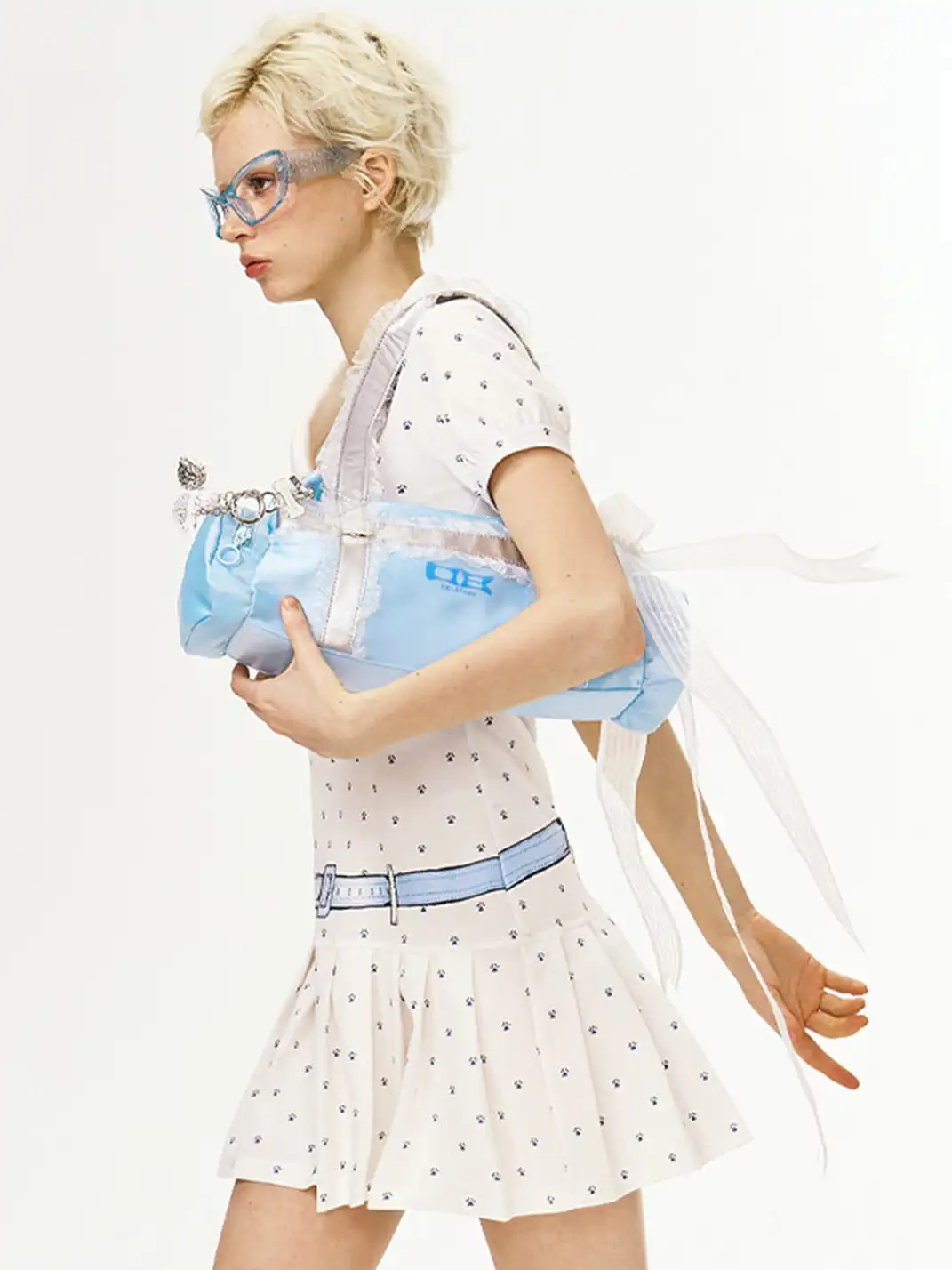 DeleteEX | Single-Shoulder Cylindrical Bag