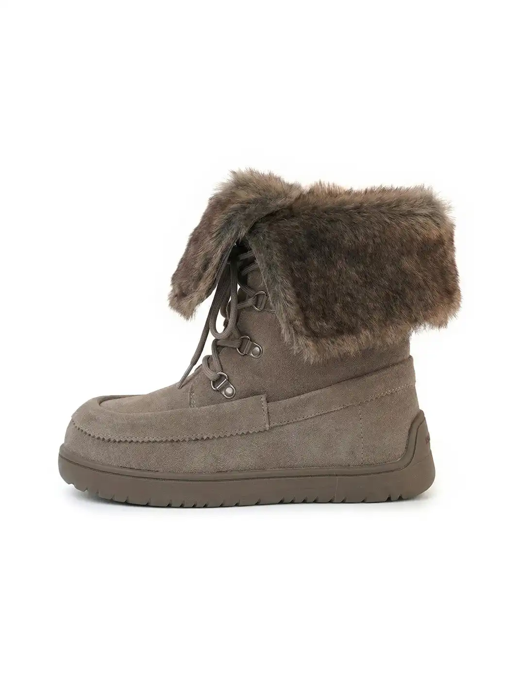 Mooreyu Atelier | Genuine Leather Suede Snow Boots