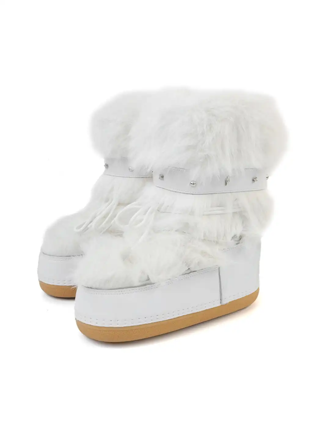 Mooreyu Atelier | Cowhide Fur Short Snow Boots