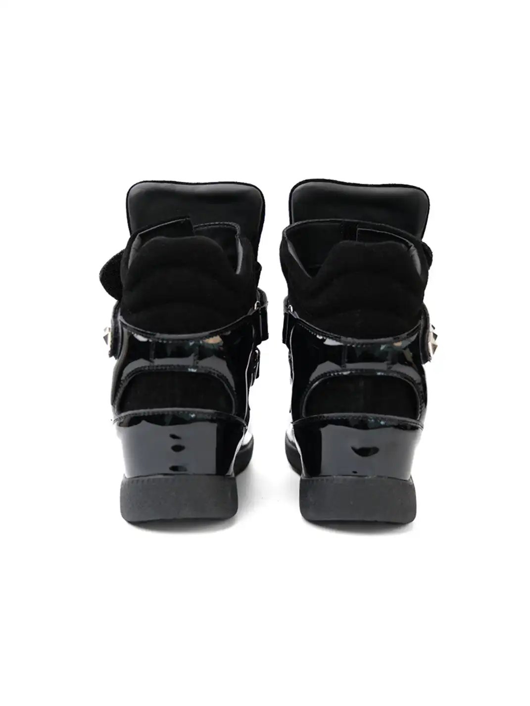 Mooreyu Atelier | Retro Cowhide Wedge Shoes with Studs