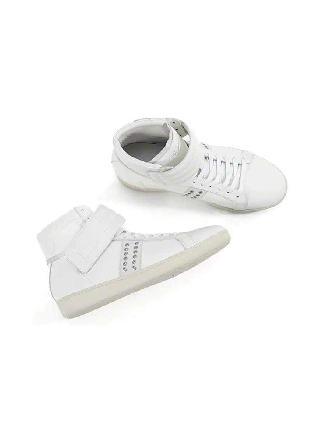 noEmosen | Top-Grain Cowhide Retro Studded Sneakers