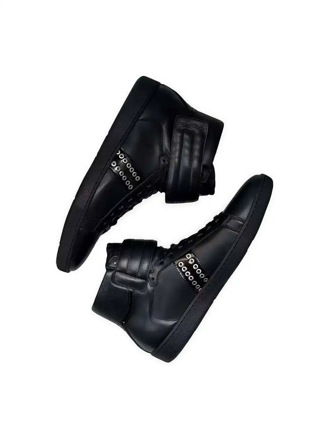 noEmosen | Top-Grain Cowhide Retro Studded Sneakers