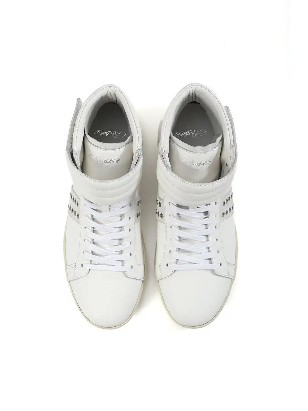 noEmosen | Top-Grain Cowhide Retro Studded Sneakers