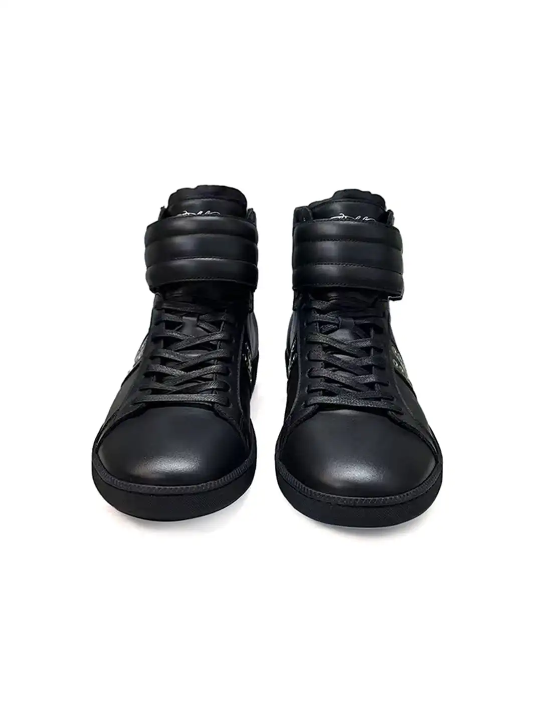 noEmosen | Top-Grain Cowhide Retro Studded Sneakers