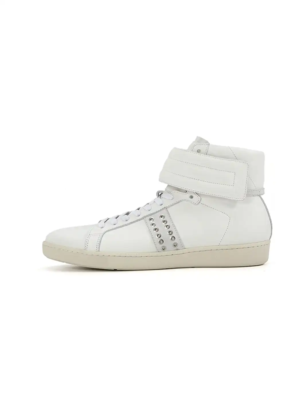 noEmosen | Top-Grain Cowhide Retro Studded Sneakers