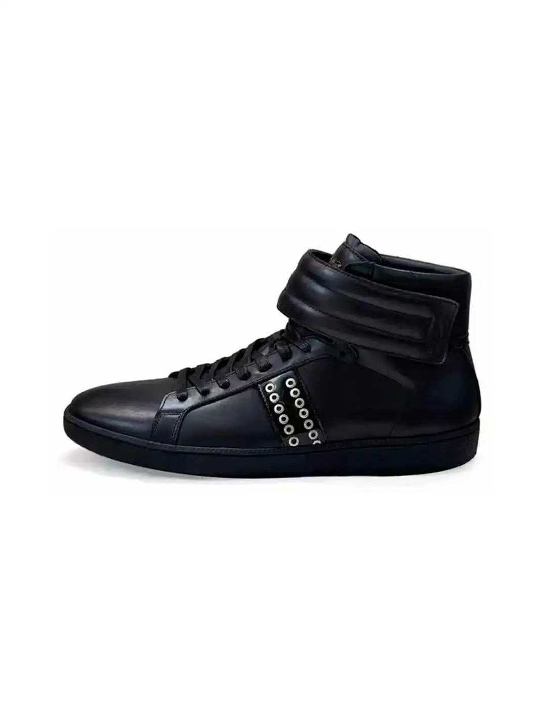 noEmosen | Top-Grain Cowhide Retro Studded Sneakers