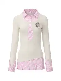 Ooops333 | Knitted Patchwork Tie Dress