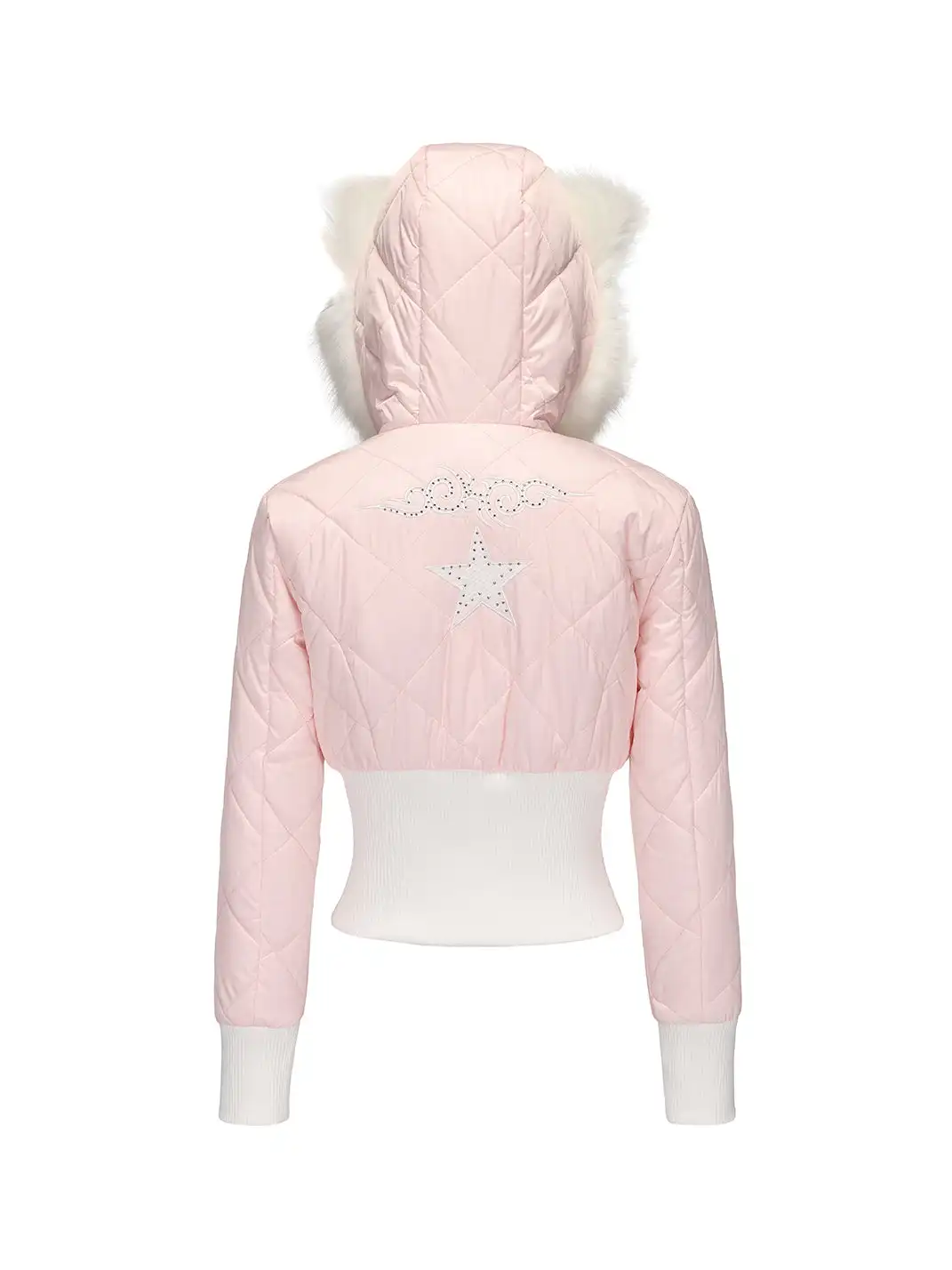 Ooops333 | Wolf Ear Cotton Jacket and Pleated Skirt Set