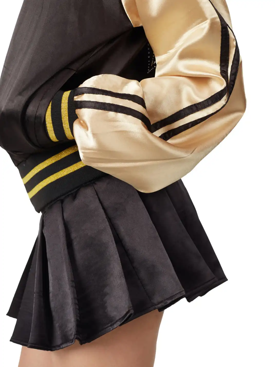 Ooops333 | Long Jacket + Pleated Skirt Set