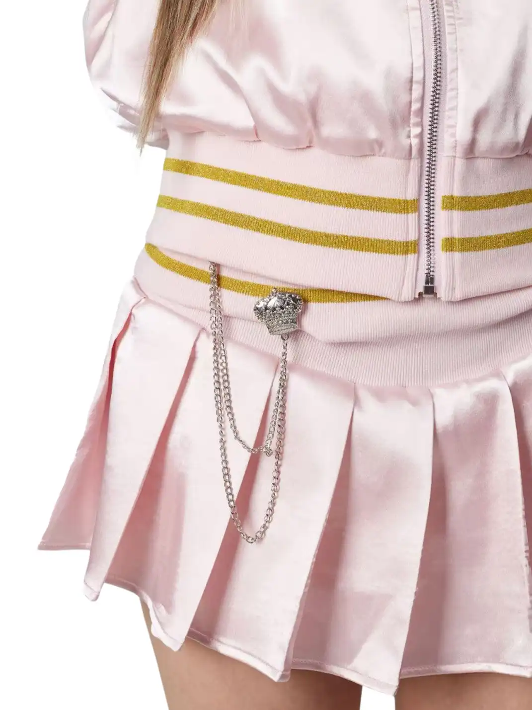 Ooops333 | Long Jacket + Pleated Skirt Set