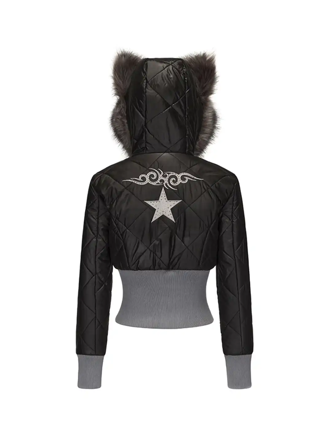 Ooops333 | Wolf Ear Jacket and Tail Pleated Skirt Set