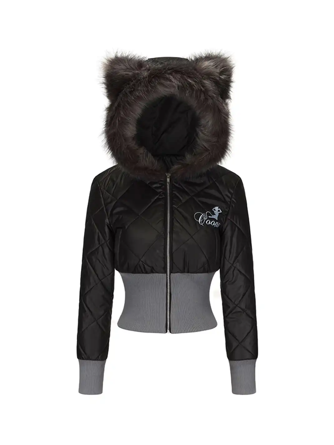 Ooops333 | Wolf Ear Jacket and Tail Pleated Skirt Set