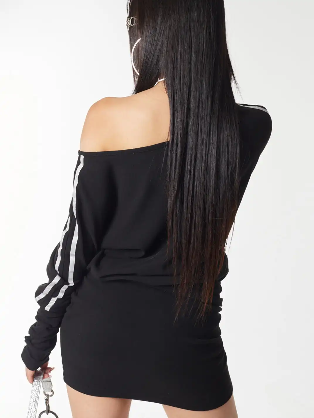 Ooops333 | Off-Shoulder Printed Bodycon Dress