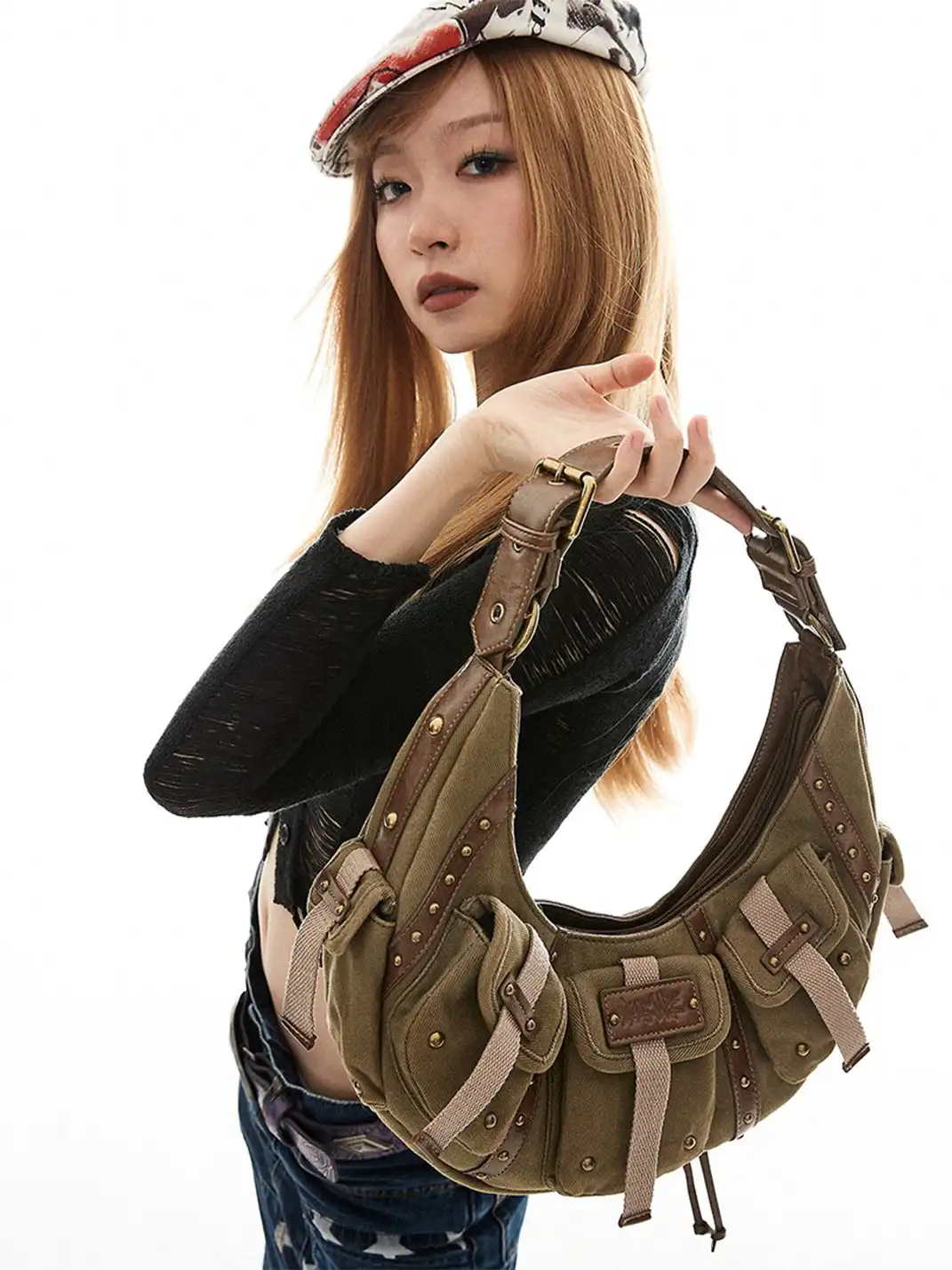 LIMBOWEB | Workwear Style Large Capacity Canvas Bag