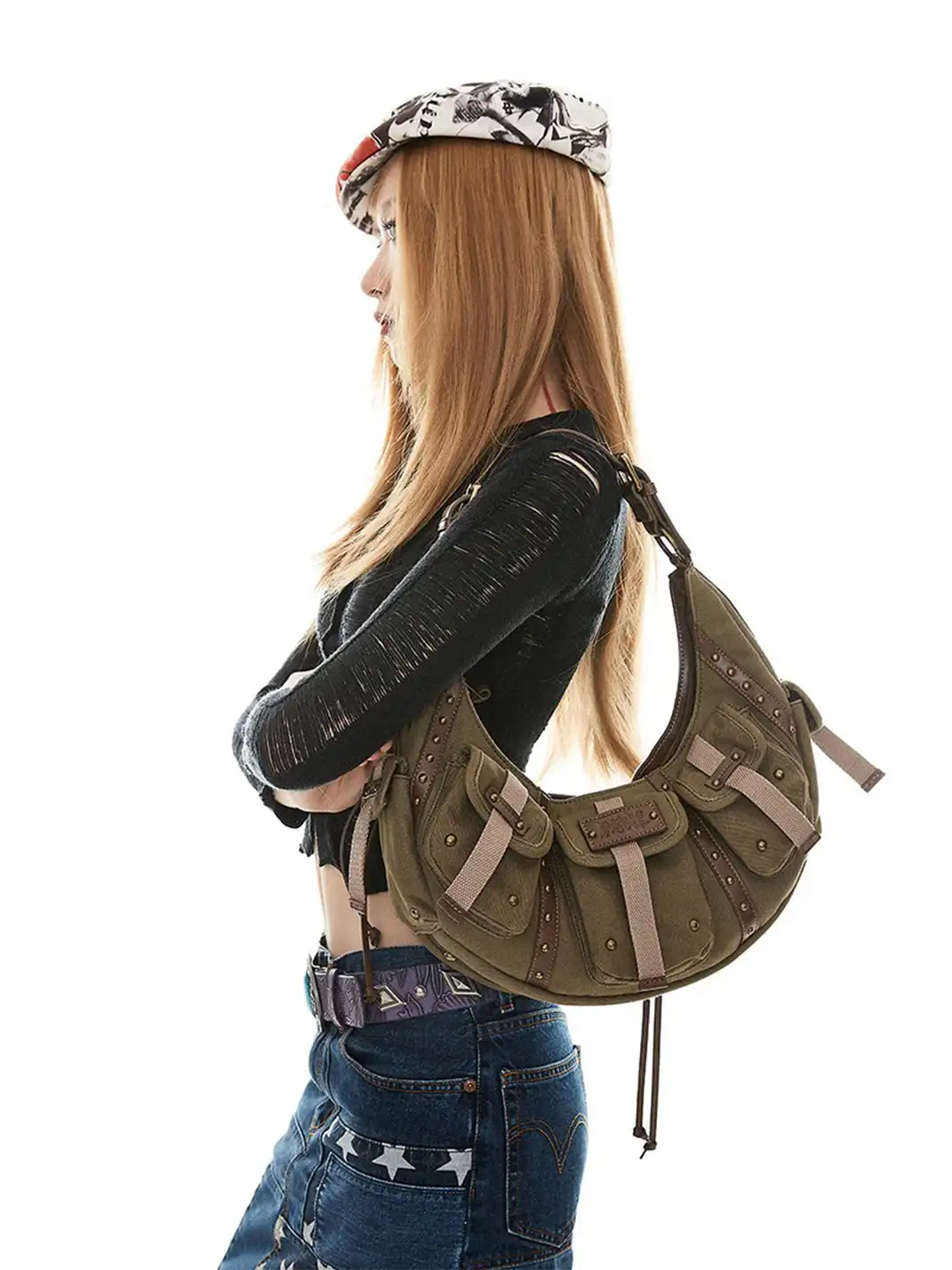 LIMBOWEB | Workwear Style Large Capacity Canvas Bag