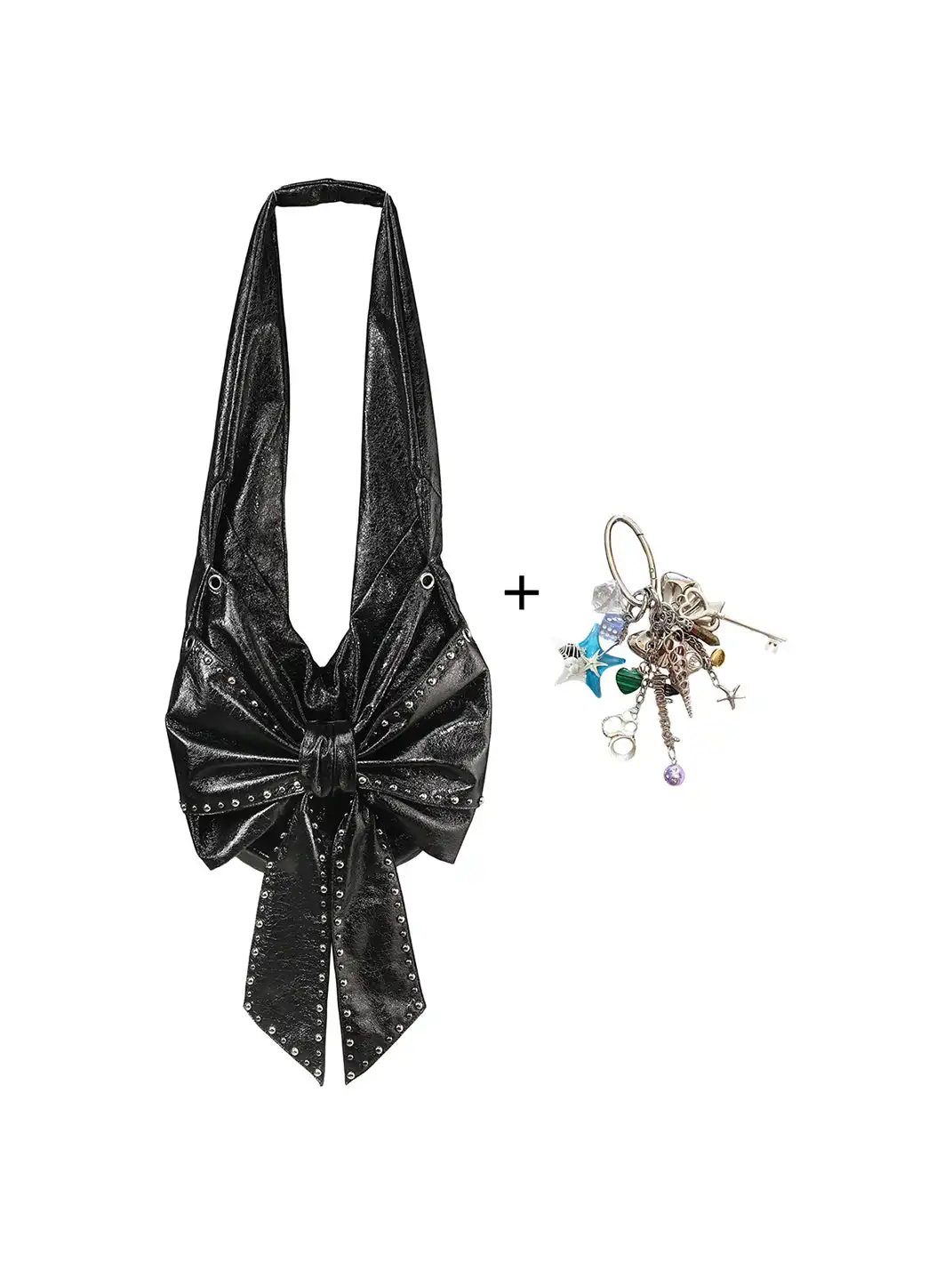 LIMBOWEB | Bow Crossbody Bag-Black