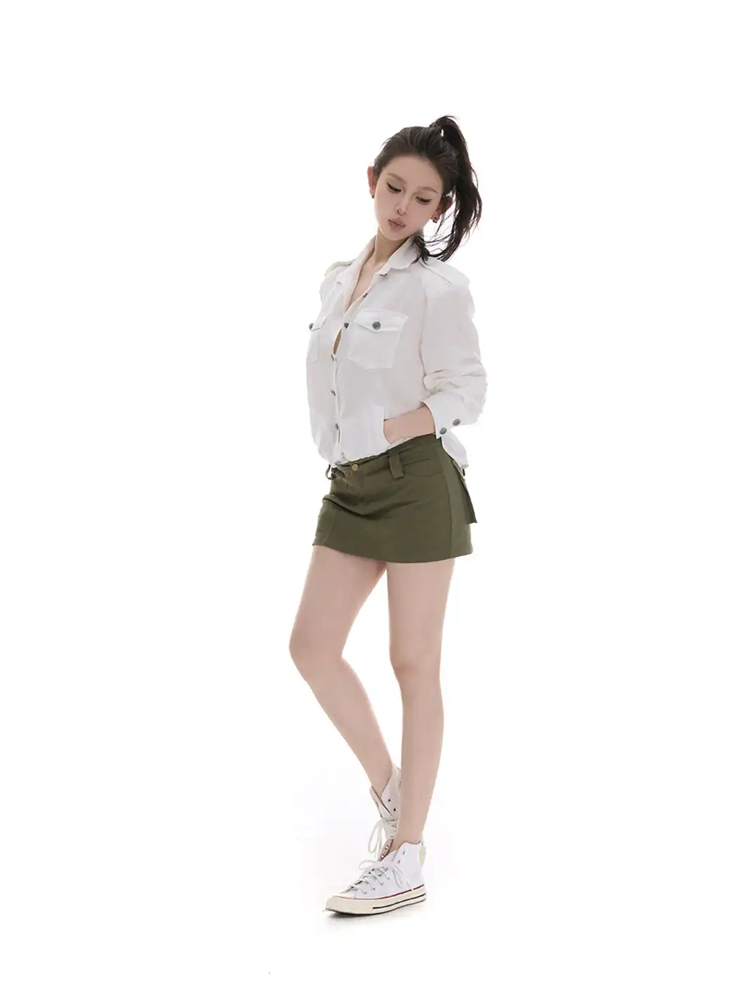 itsdinn | Pocket Metal Hand-Buttoned Shirt