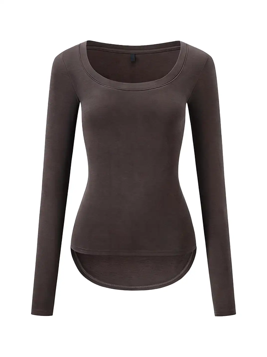 itsdinn | U-Neck Long-Sleeved T-Shirt