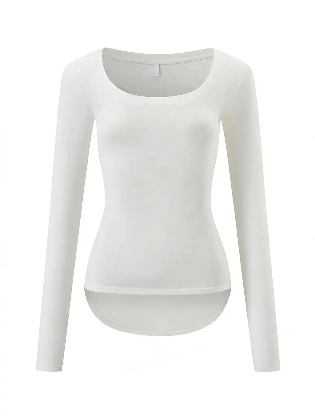 itsdinn | U-Neck Long-Sleeved T-Shirt