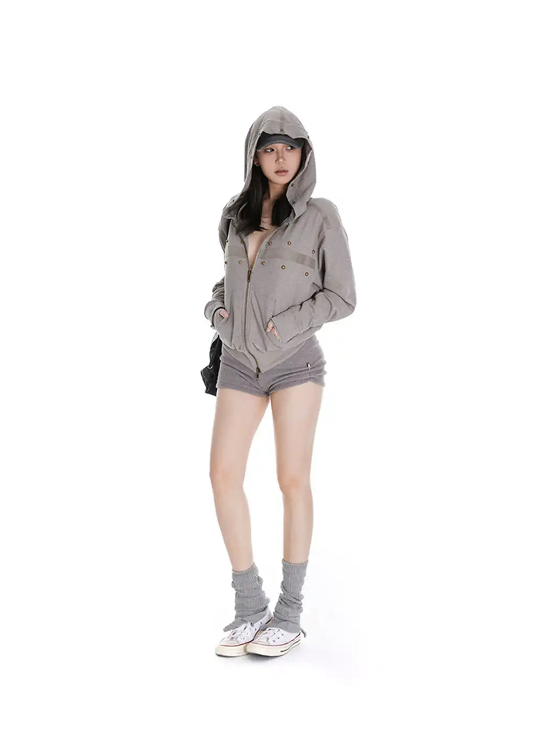 itsdinn | High-Waisted Bodycon Shorts