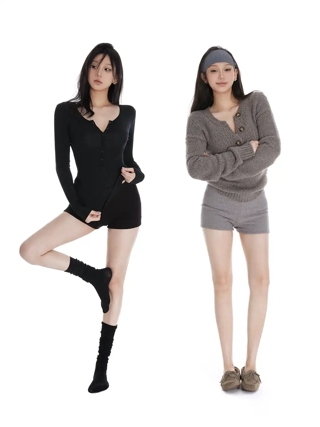 itsdinn | High-Waisted Bodycon Shorts