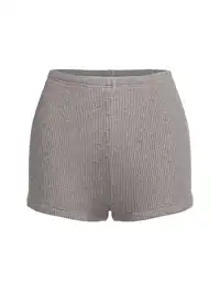 itsdinn | High-Waisted Bodycon Shorts
