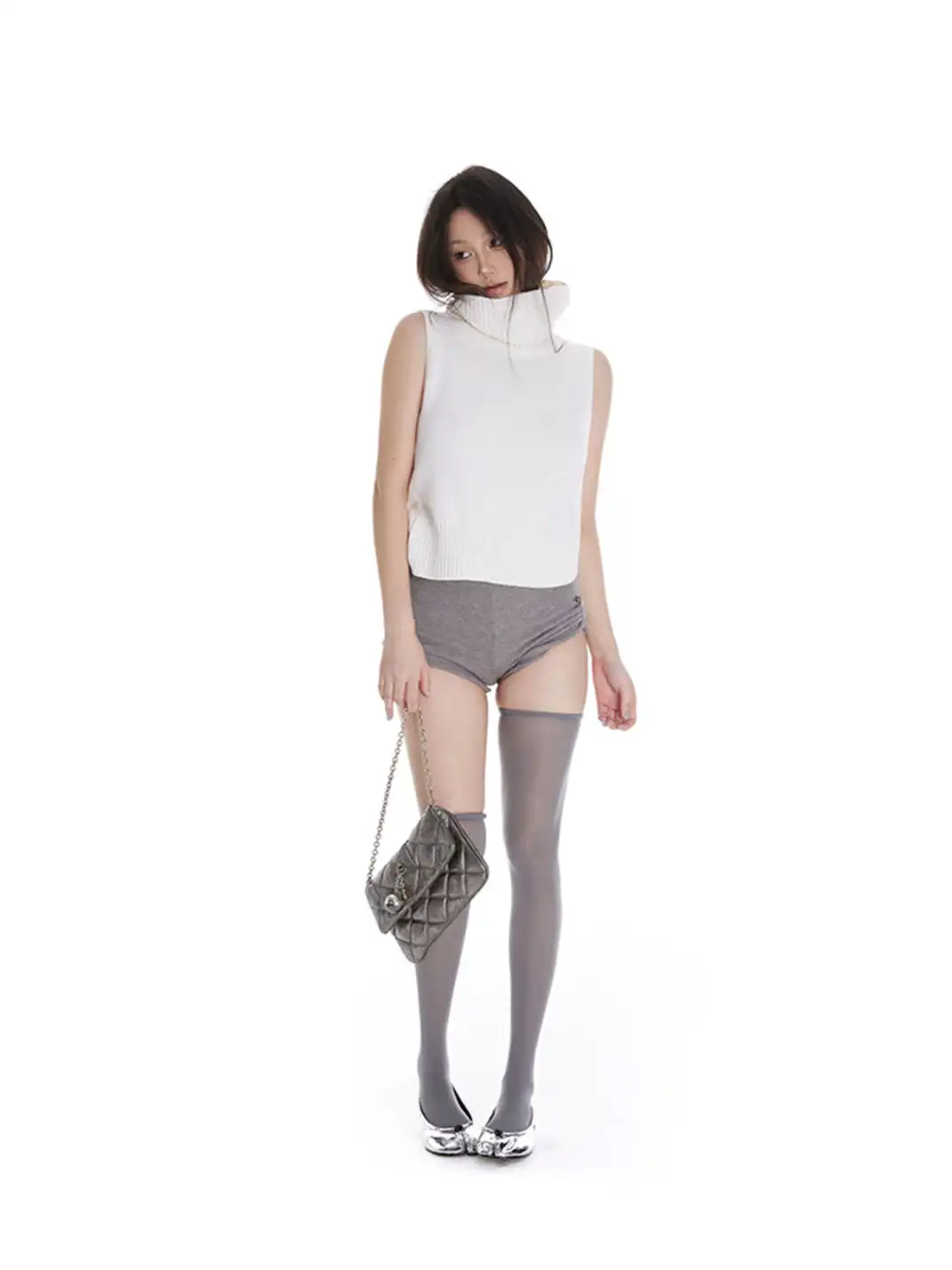 itsdinn | High-Waisted Bodycon Shorts