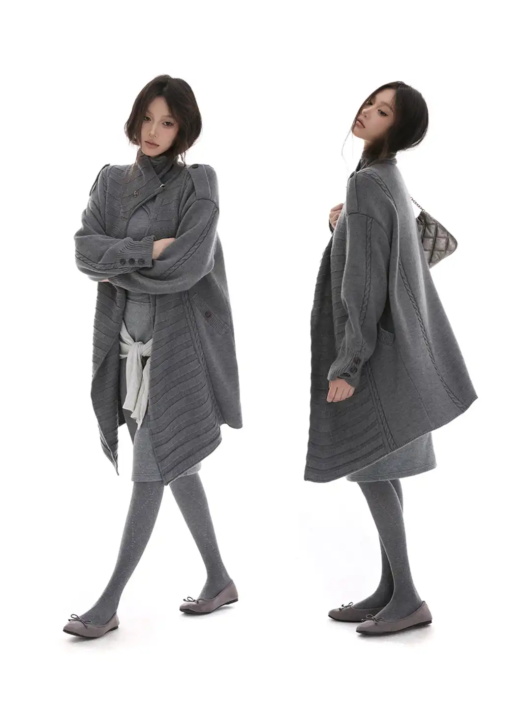 itsdinn | Wool Knitwear Coat