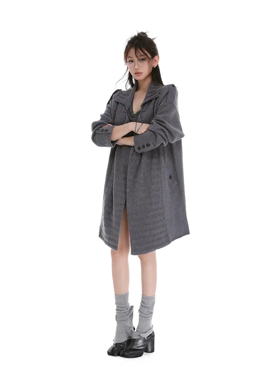 itsdinn | Wool Knitwear Coat