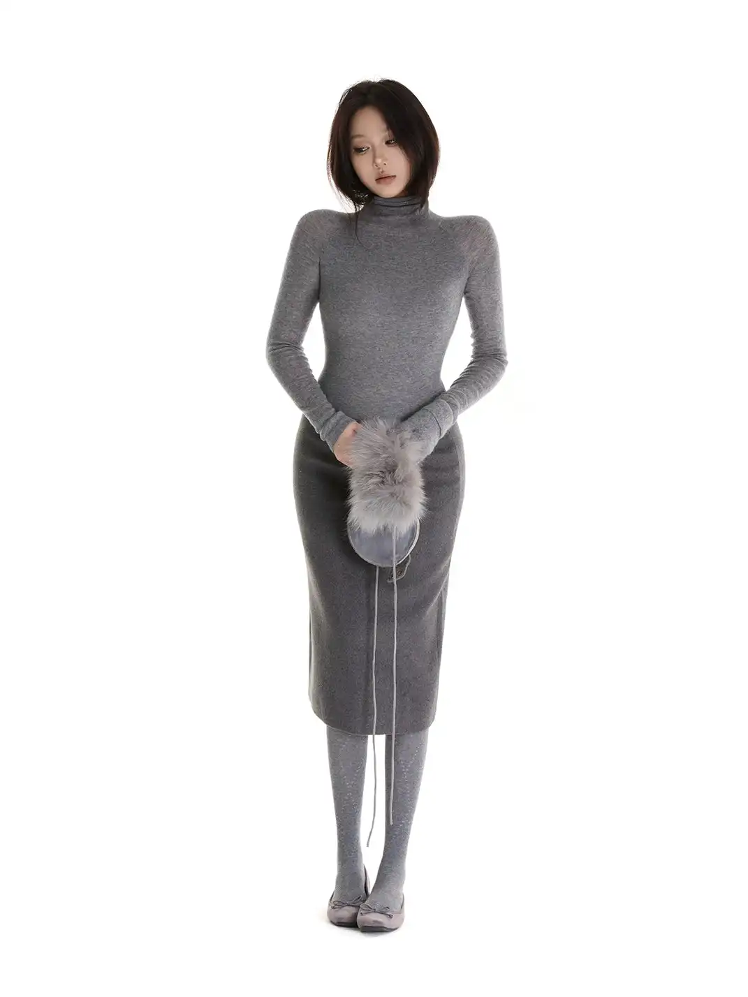 itsdinn | Wool Midi Skirt