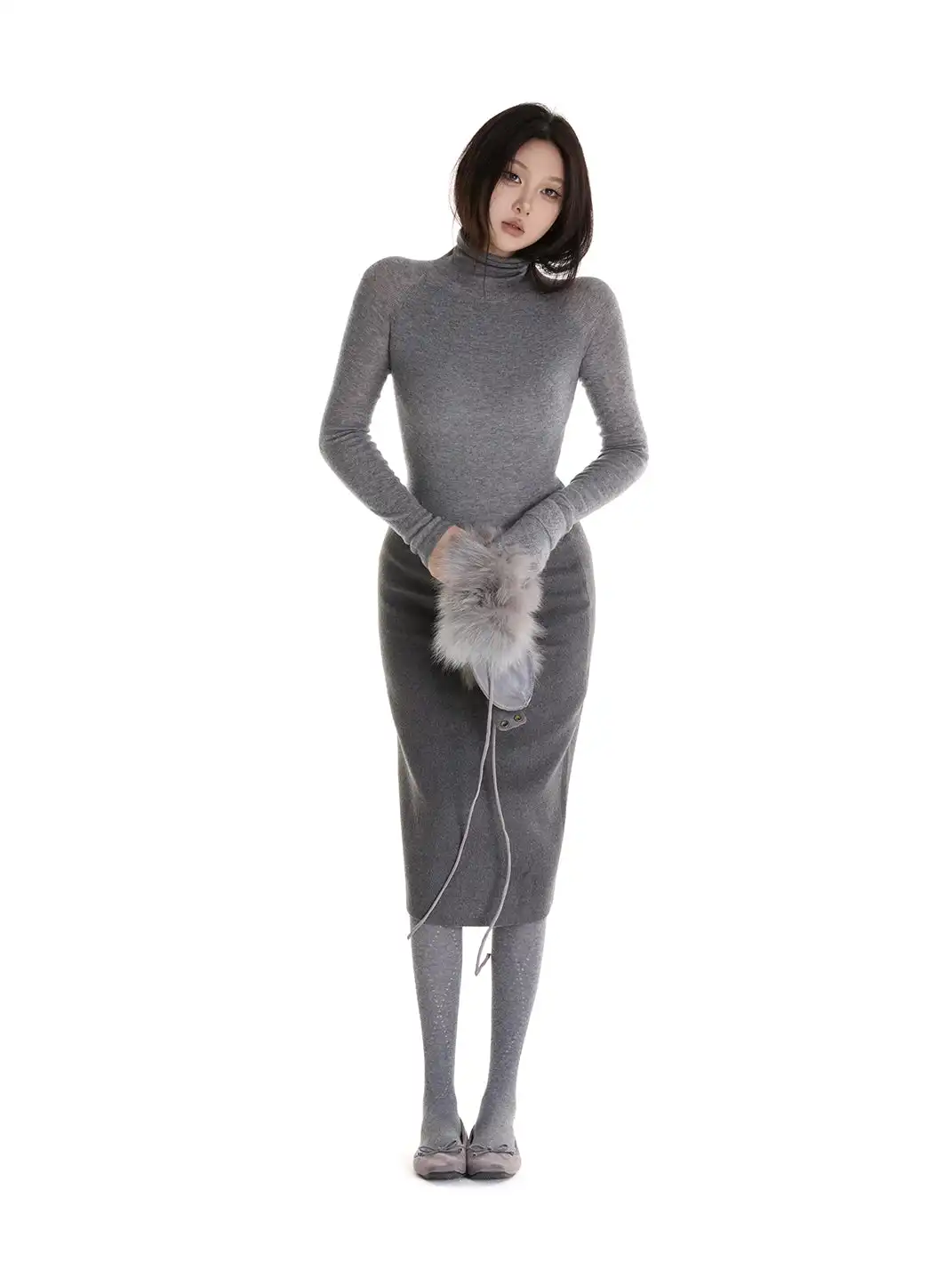 itsdinn | Wool Midi Skirt