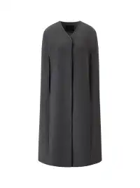 itsdinn | Wool Sleeveless Cape Coat