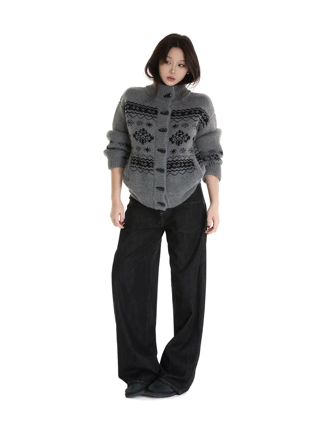 itsdinn | Thick Fair Isle Sweater