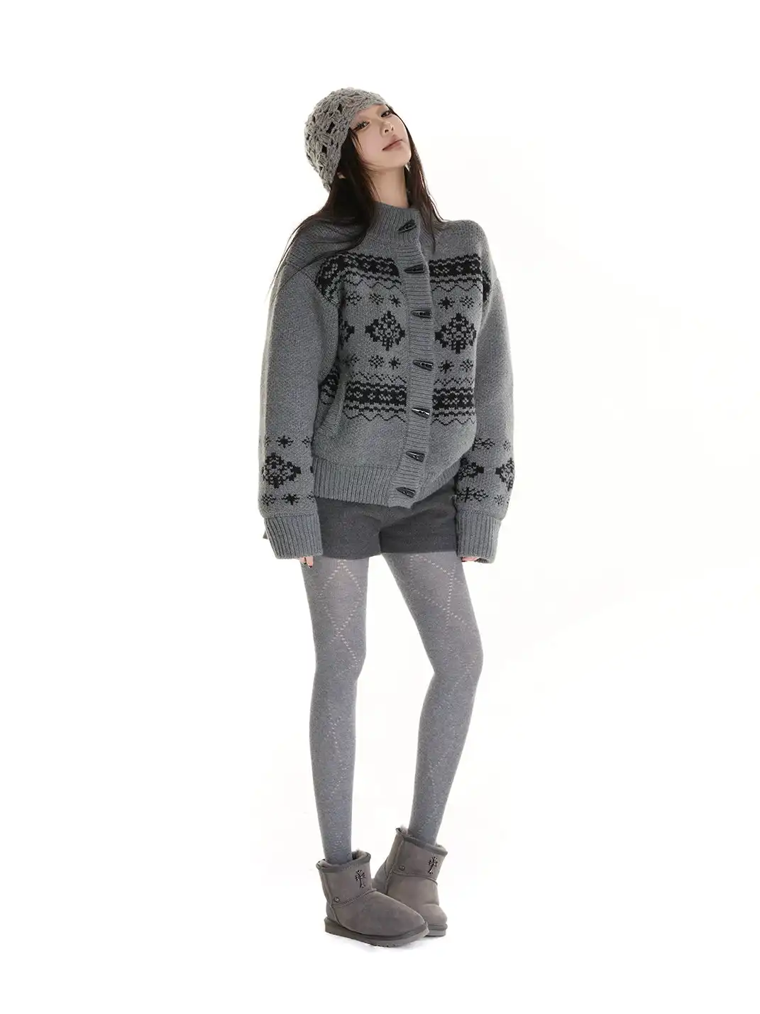 itsdinn | Thick Fair Isle Sweater