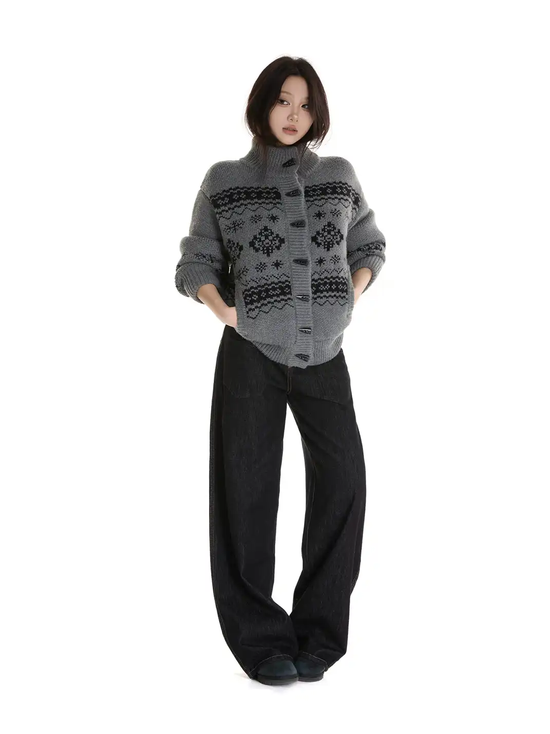 itsdinn | Thick Fair Isle Sweater