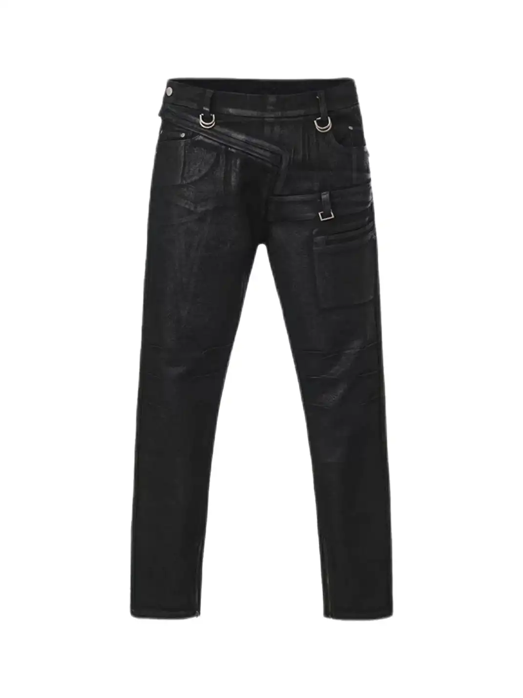 Disark | Irregularly Structured Waxed Jeans